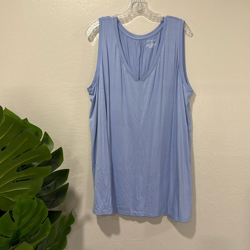 NWT Lane Bryant Light Blue Tank Top plus size 26/28